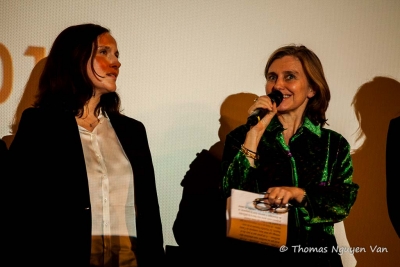 Jury : Margot Abascal, comédienne - Florence Noiville, journaliste Le Monde  