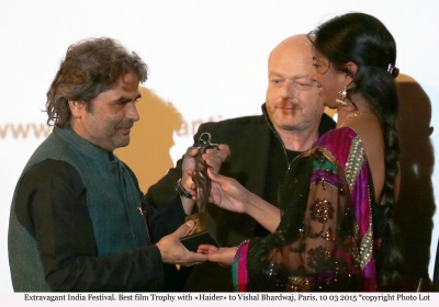 Vishal Bhardwaj, "Prix Meilleur réalisateur"  et  President  du jury Gerard Krawczyk (réalisateur) 